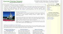 Desktop Screenshot of centralfloridatickets.com